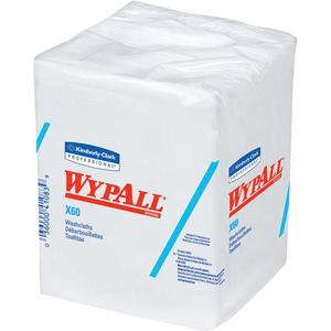 X60 Hygienic Washcloths - All-Purpose, 12-1/2", 10", White, 70, 8 packs, Case
