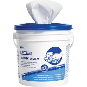Kimtech Prep™ WetTask™ Wiping System - Specialty, 6", 12", White, 90, 6, Case