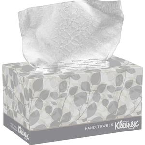 Kleenex® Hand Towels in a POP-UP* Box - 1, 9", 10-1/2", 120, White