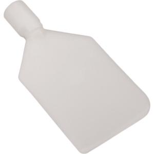 Stiff Paddle Scraper - 4-1/2", 8-3/4", White, Nylon