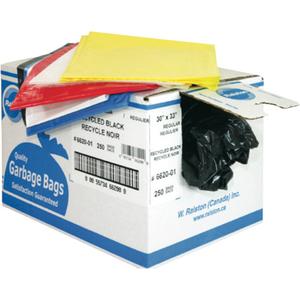Industrial Garbage Bags - 3X Strong, 50, Orange, 2.7 mils, Polyethylene, Open Top