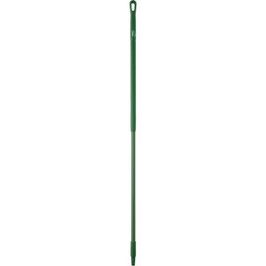 Handle - Standard, Fibreglass, 59", 1-1/4", Euro Threaded, Green, Broom/Squeegee/Scraper