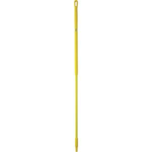 Handle - Standard, Fibreglass, 59", 1-1/4", Euro Threaded, Yellow, Broom/Squeegee/Scraper