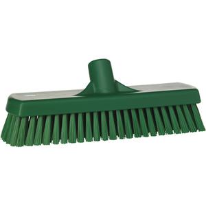 Deck & Wall Scrub Brush - Polyester, 12", Stiff, Green, Green
