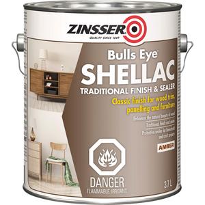 Zinsser® Bulls Eye® Shellac Sealer - Gallon, 3.7 L, 473 ml, 946 ml, Amber