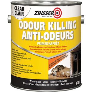 Odour Killing Primer - Gallon, Clear, Tintable Clear, 3.78 L, 946 ml, 340 g, 3.78 L