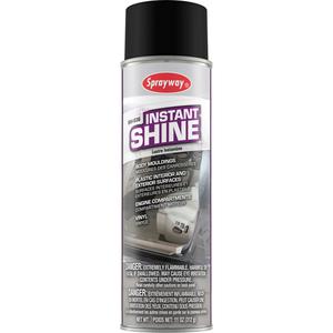 Instant Shine Automotive Surface Cleaner - 11 oz., Aerosol Can, 11 oz., Clear, Gentle Mist Fan