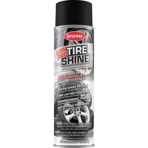 Low Pro Tire Shine - 20 oz., Aerosol Can, 14 oz., Clear, Cherry, Pin Point Mist