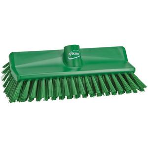 High-Low Brush - Scrub/Machine, Green, 10-1/4", Medium, 6", 4"
