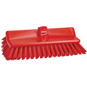 High-Low Brush - Scrub/Machine, Red, 10-1/4", Medium, 6", 4"
