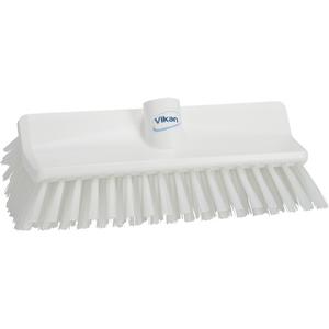 High-Low Brush - Scrub/Machine, White, 10-1/4", Medium, 6", 4"