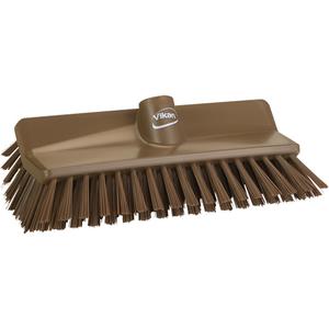 High-Low Brush - Scrub/Machine, Brown, 10-1/4", Medium, 6", 4"