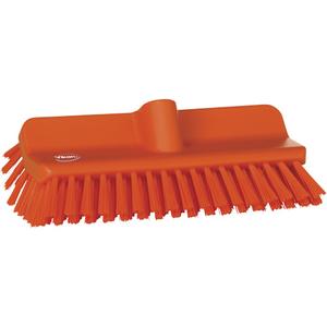 High-Low Brush - Scrub/Machine, Orange, 10-1/4", Medium, 6", 4"