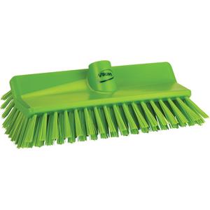 High-Low Brush - Scrub/Machine, Lime, 10-1/4", Medium, 6", 4"