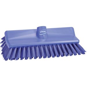 High-Low Brush - Scrub/Machine, Purple, 10-1/4", Medium, 6", 4"
