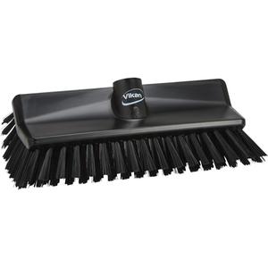 High-Low Brush - Scrub/Machine, Black, 10-1/4", Medium, 6", 4"