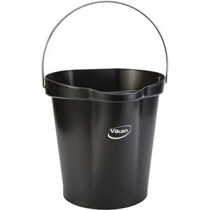 Food Hygiene Bucket - Black, Pink, Green, Blue, Red, Yellow, Brown, Lime, Purple, 3 US gal., 12-1/2", 13"
