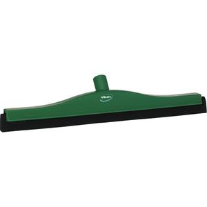 Fixed Head Food Hygiene Floor Squeegee - Green, 20", Foam Rubber