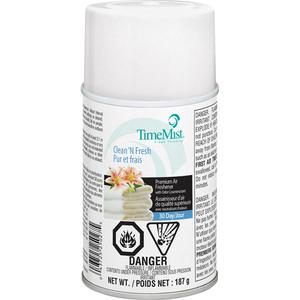 TimeMist® Industrial Strength Air Freshener - Clean & Fresh, Aerosol Can/Cartridge, 6.6 oz.
