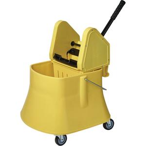 Champ™ Bucket & Wringer Combo - Yellow, Down Press, 10 US Gal.(40 Quart)