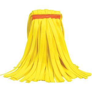 Rough Surface Mop - General Use, Cut, Polyester/Microfibre, Yellow, 3/4", Narrow, Medium