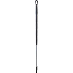 Handle - Standard, Aluminum, 51", 1-1/4", Euro Threaded, Black, Broom/Squeegee/Scraper, Vikan Brooms, Scrapers & Squeegees