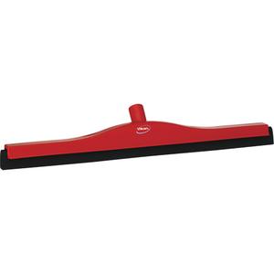 Foam Blade Squeegee - Red, 24", Straight, Polypropylene, Foam Rubber