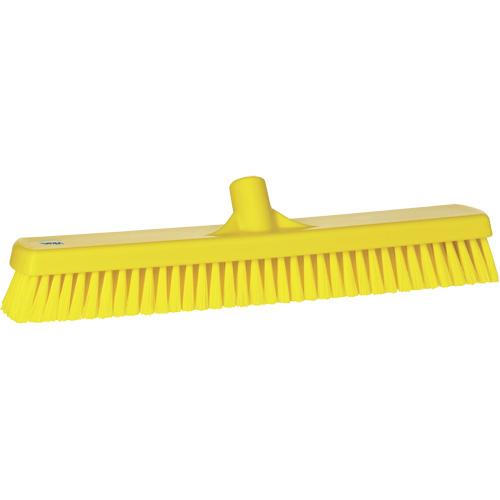 Deck & Wall Scrub Brush - Polyester, 19", Stiff, Yellow, Yellow