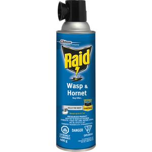 Raid® Wasp & Hornet Bug Killer - 400 g, Solvent Base, 13'