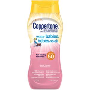 Water Babies® Non-Irritating Sunscreen - Lotion, 50, 237 ml, Bottle