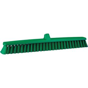 ColorCore Push Broom - Polypropylene, 24", Fine, Green, Green, Blue, Red, White, Yellow, Black, ColorCore Handles, Polypropylene, Stainless Steel, '-4°F - 176°F