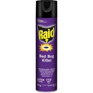 Raid® Bed Bug Killer Insecticide - 350 g, Aerosol Can, Solvent Base