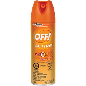 OFF! Active® Insect Repellent - Aerosol, 15% DEET, 170 g
