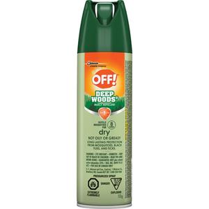 OFF! Deep Woods® Insect Repellent - Aerosol, 25% DEET, 113 g