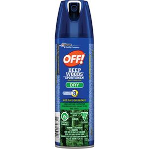 OFF! Deep Woods® for Sportsmen Dry Insect Repellent - Aerosol, 30% DEET, 113 g