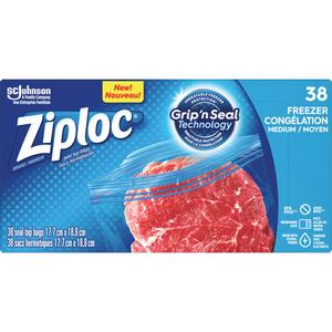 Ziploc® Freezer Bags - Press & Seal, Medium