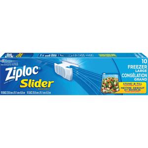 Ziploc® Slider Freezer Bags - Zipper, Large