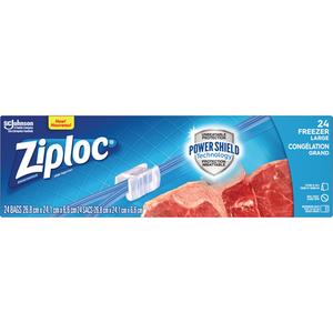 Ziploc® Slider Freezer Bags - Zipper, Large