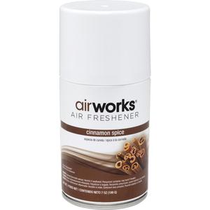 AirWorks® Metered Air Fresheners - Cinnamon Spice, Aerosol Can, 7 oz.