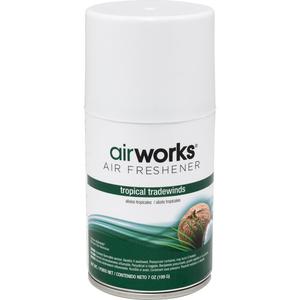 AirWorks® Metered Air Fresheners - Tropical Tradewinds, Aerosol Can, 7 oz.
