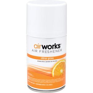 AirWorks® Metered Air Fresheners - Citrus Grove, Aerosol Can, 7 oz.
