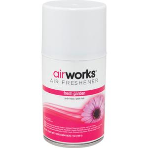 AirWorks® Metered Air Fresheners - Fresh Garden, Aerosol Can, 7 oz.