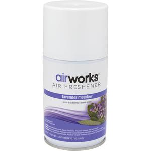 AirWorks® Metered Air Fresheners - Lavender Meadow, Aerosol Can, 7 oz.