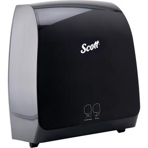 Scott® Pro™ Hard Roll Towel Dispenser - No-Touch/Electronic, 12.66", 9.18", 16.44", Blue Core Scott® Pro™ Roll Towels, Black