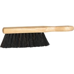 Wood Block Cleaning Brush - Counter, Horse Hair, 12-3/4", Black, Wood