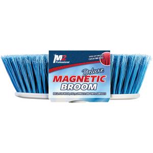 Pluto Magnetic Flat Broom Head - 10-1/2", Blue, PVC, HDPE, 2-1/2"