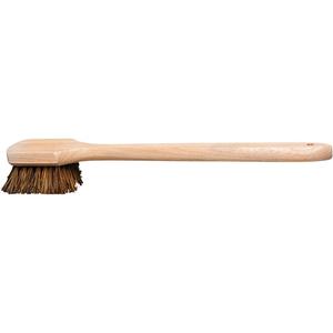 Long-Handle Pot Brush - Scrub, Palmyra, 20", Beige, Wood