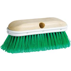 Car & Truck Brush - 9", 2-3/4", 9", Green, Flagged, Plastic