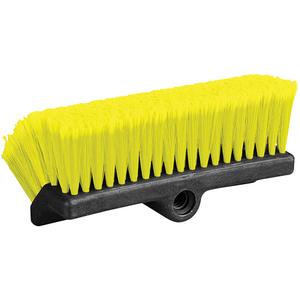 Bi-Level Truck Brush - 10", Plastic, Black, Yellow, Polypropylene