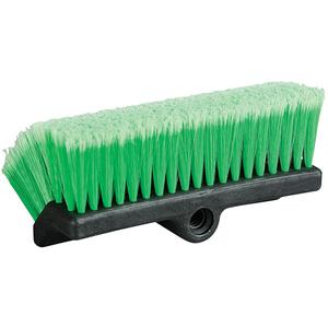 Bi-Level Truck Brush - 10", Soft, Flagged, Green, PVC